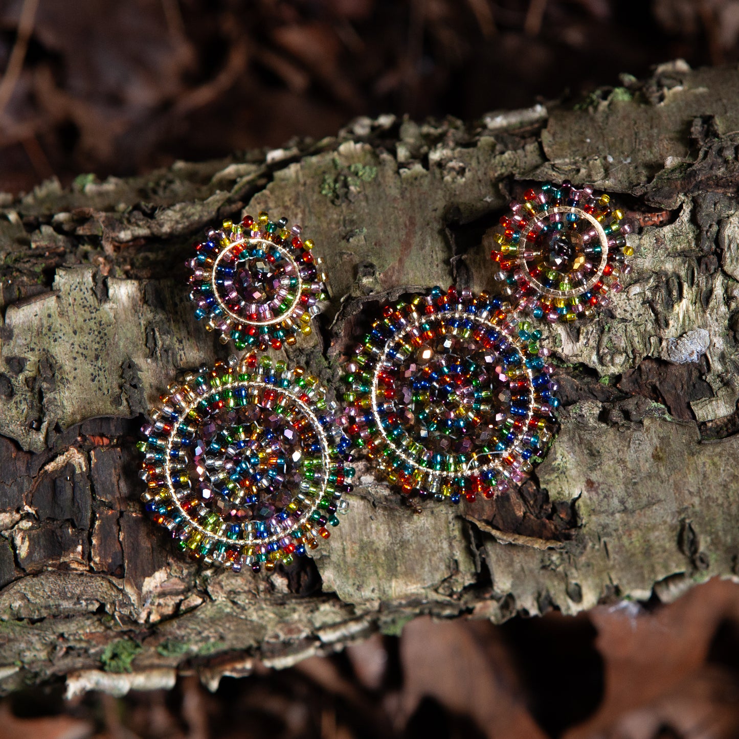 Hand made Beads Sunshine Earrings